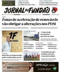 Capa do Jornal do Fundão de quinta-feira, 3 de setembro de 2026