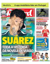 Capa do Record de quinta-feira, 3 de setembro de 2026