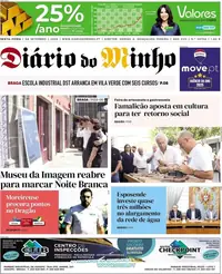 Capa do Diário do Minho de sexta-feira, 4 de setembro de 2026