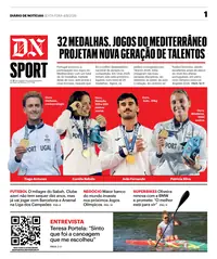 Capa do DN Sport de sexta-feira, 4 de setembro de 2026