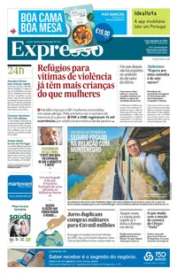 Capa do Expresso de sexta-feira, 4 de setembro de 2026