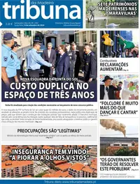 Capa do Tribuna da Madeira de sexta-feira, 4 de setembro de 2026