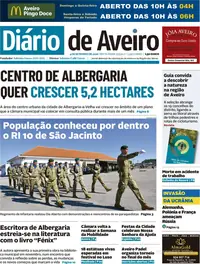 Capa do Diário de Aveiro de sábado, 5 de setembro de 2026