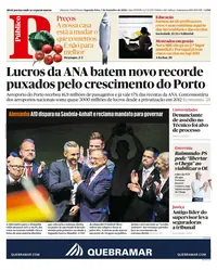 Capa do Público de segunda-feira, 7 de setembro de 2026