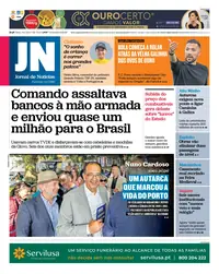 Capa do Jornal de Notícias de terça-feira, 8 de setembro de 2026