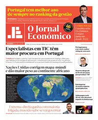 Capa do Jornal Económico de terça-feira, 8 de setembro de 2026