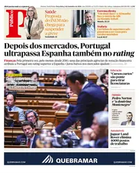 Capa do Público de terça-feira, 8 de setembro de 2026