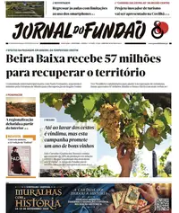 Capa do Jornal do Fundão de quinta-feira, 10 de setembro de 2026
