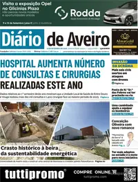 Capa do Diário de Aveiro de sexta-feira, 11 de setembro de 2026