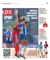 Capa do DN Sport de sexta-feira, 11 de setembro de 2026