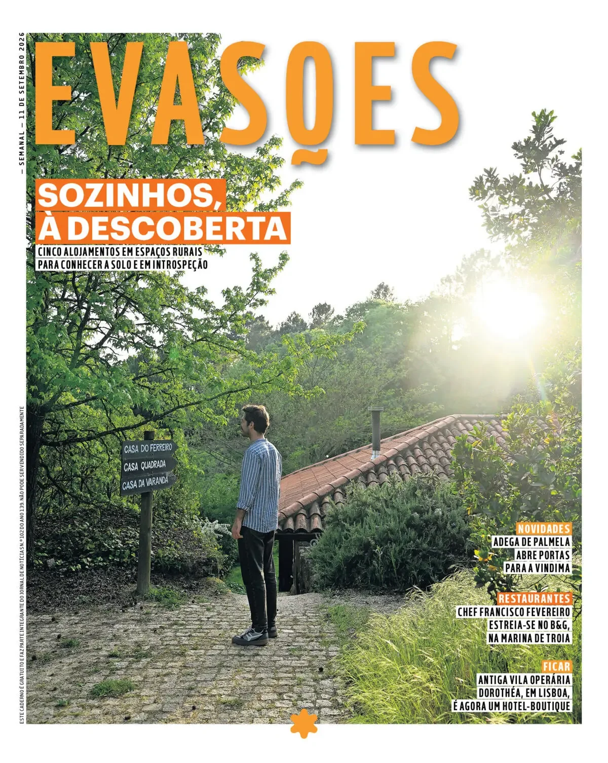 Capa do Evasões de sexta-feira, 11 de setembro de 2026