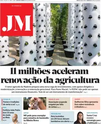 Capa do Jornal da Madeira de sexta-feira, 11 de setembro de 2026