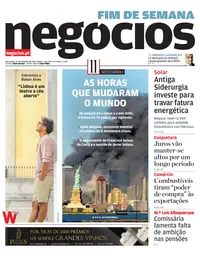 Capa do Jornal de Negócios de sexta-feira, 11 de setembro de 2026