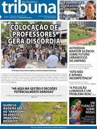 Capa do Tribuna da Madeira de sexta-feira, 11 de setembro de 2026