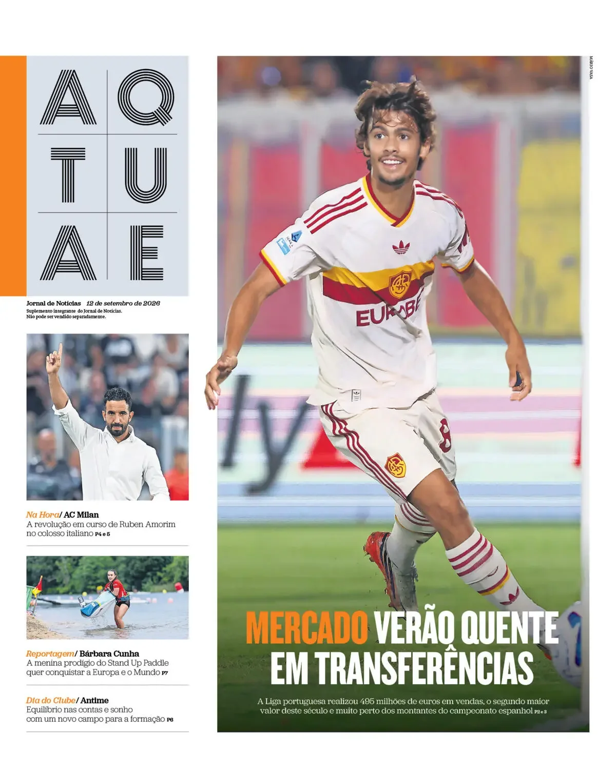 Capa do Ataque de sábado, 12 de setembro de 2026