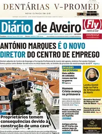Capa do Diário de Aveiro de domingo, 13 de setembro de 2026