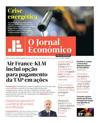 Capa do Jornal Económico de domingo, 13 de setembro de 2026