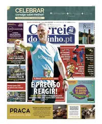Capa do Correio do Minho de segunda-feira, 14 de setembro de 2026