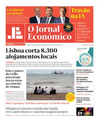 Capa do Jornal Económico de segunda-feira, 14 de setembro de 2026
