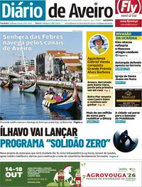 Capa do Diário de Aveiro de terça-feira, 15 de setembro de 2026
