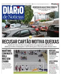 Capa do Diário de Notícias da Madeira de terça-feira, 15 de setembro de 2026