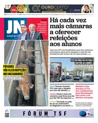 Capa do Jornal de Notícias de terça-feira, 15 de setembro de 2026