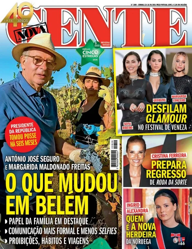 Capa do Nova Gente de terça-feira, 15 de setembro de 2026