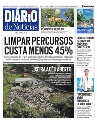 Capa do Diário de Notícias da Madeira de quarta-feira, 16 de setembro de 2026