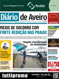 Capa do Diário de Aveiro de quinta-feira, 17 de setembro de 2026