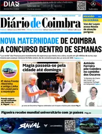 Capa do Diário de Coimbra de quinta-feira, 17 de setembro de 2026