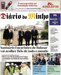 Capa do Diário do Minho de quinta-feira, 17 de setembro de 2026