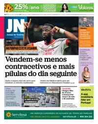 Capa do Jornal de Notícias de quinta-feira, 17 de setembro de 2026