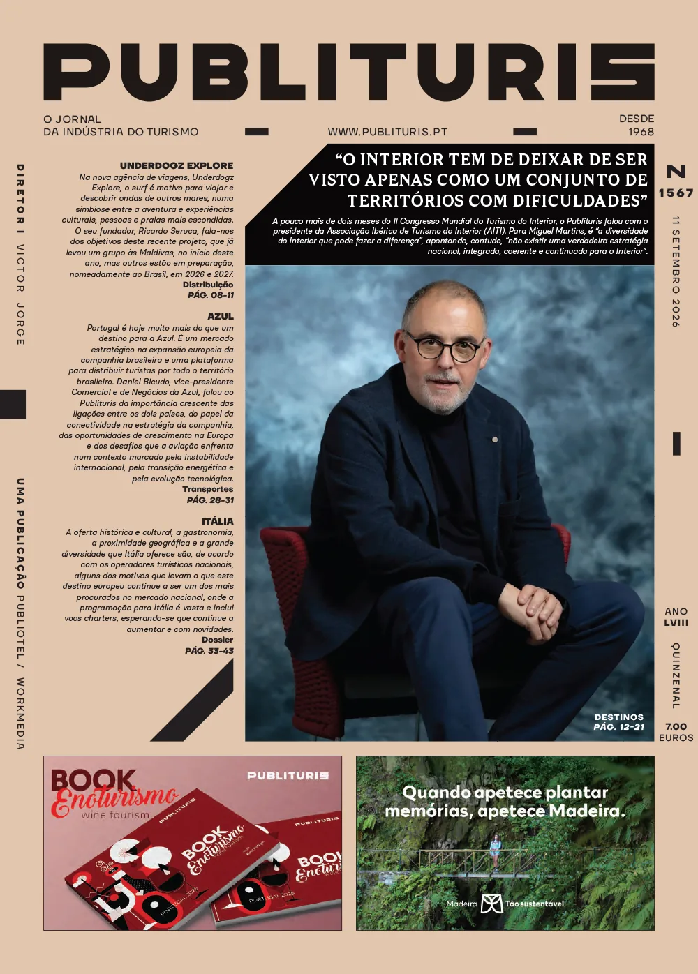 Capa do Publituris de quinta-feira, 17 de setembro de 2026