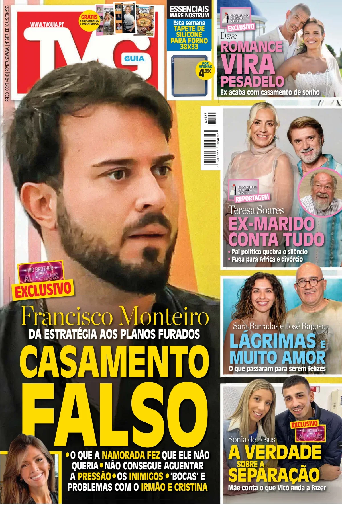 Capa do TV Guia de quinta-feira, 17 de setembro de 2026