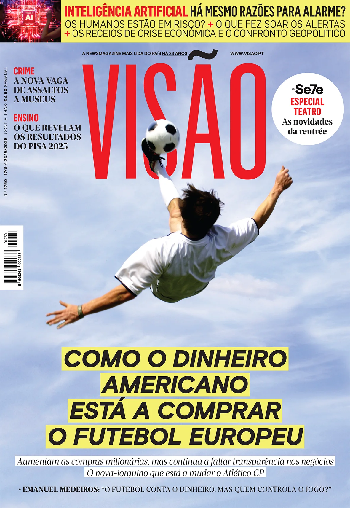 Capa do Visão de quinta-feira, 17 de setembro de 2026