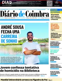 Capa do Diário de Coimbra de sexta-feira, 18 de setembro de 2026