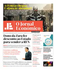 Capa do Jornal Económico de sexta-feira, 18 de setembro de 2026