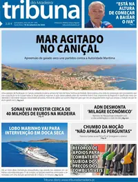 Capa do Tribuna da Madeira de sexta-feira, 18 de setembro de 2026