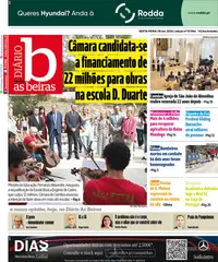 Capa do Diário As Beiras de sábado, 19 de setembro de 2026