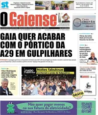 Capa do O Gaiense de sábado, 19 de setembro de 2026