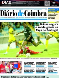 Capa do Diário de Coimbra de domingo, 20 de setembro de 2026