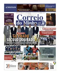Capa do Correio do Minho de segunda-feira, 21 de setembro de 2026