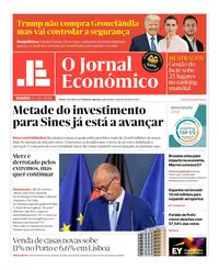 Capa do Jornal Económico de segunda-feira, 21 de setembro de 2026