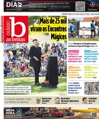 Capa do Diário As Beiras de terça-feira, 22 de setembro de 2026