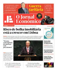 Capa do Jornal Económico de quarta-feira, 23 de setembro de 2026