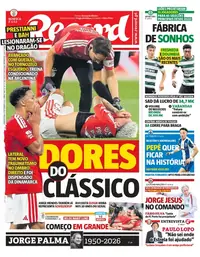 Capa do Record de quarta-feira, 23 de setembro de 2026