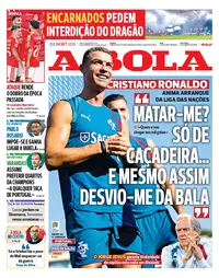 Capa do A Bola de quinta-feira, 24 de setembro de 2026