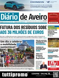 Capa do Diário de Aveiro de quinta-feira, 24 de setembro de 2026