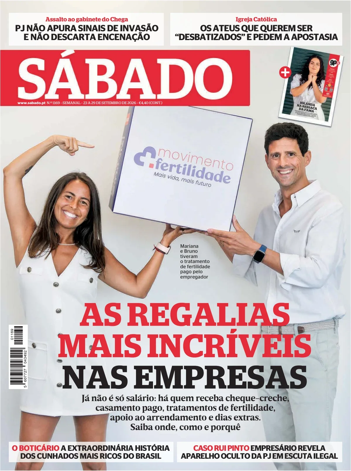 Capa do Sábado de quinta-feira, 24 de setembro de 2026