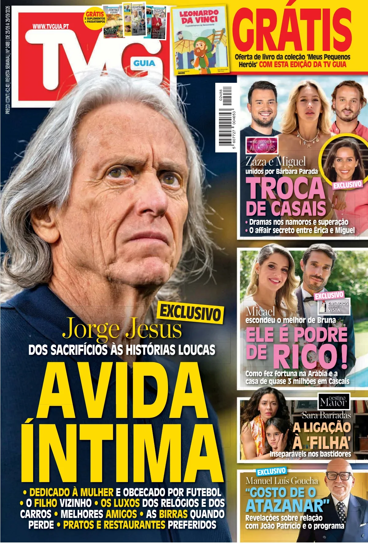 Capa do TV Guia de quinta-feira, 24 de setembro de 2026